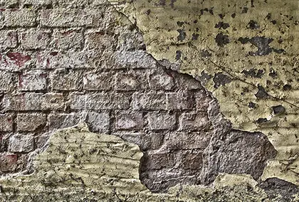 schimmelige wand klinker backstein